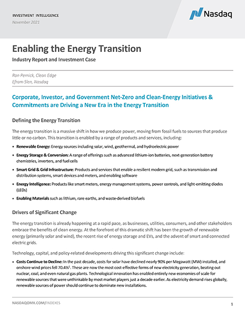 Clean Energy & Smart Grid Infrastructure